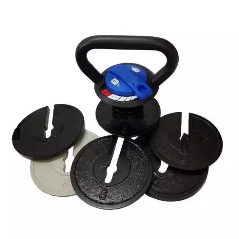 Home Gym Kettlebells - DUTRIEUX Regulowany Zestaw Hantli i Kettlebell