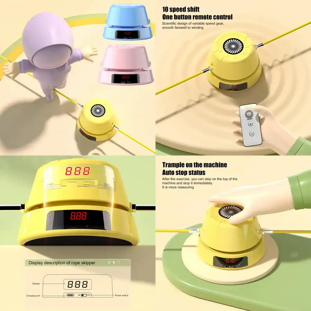 Home Gym Kids - WAP01 Inteligentna Elektryczna Skakanka Automatyczny Licznik