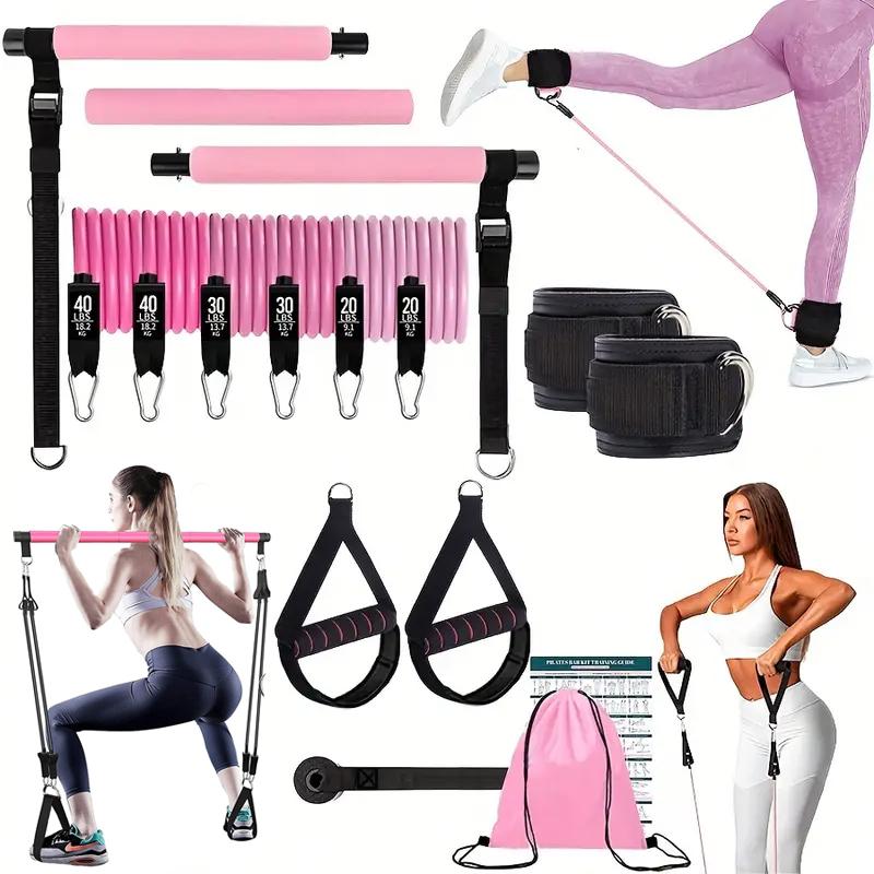 Home Gym Kit - Wielofunkcyjny zestaw do pilatesu z elastycznymi