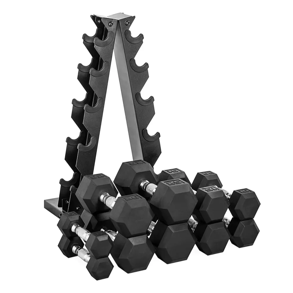 Hex Dumbbell Set - Program ćwiczeń fitness z ergonomicznymi uchwytami