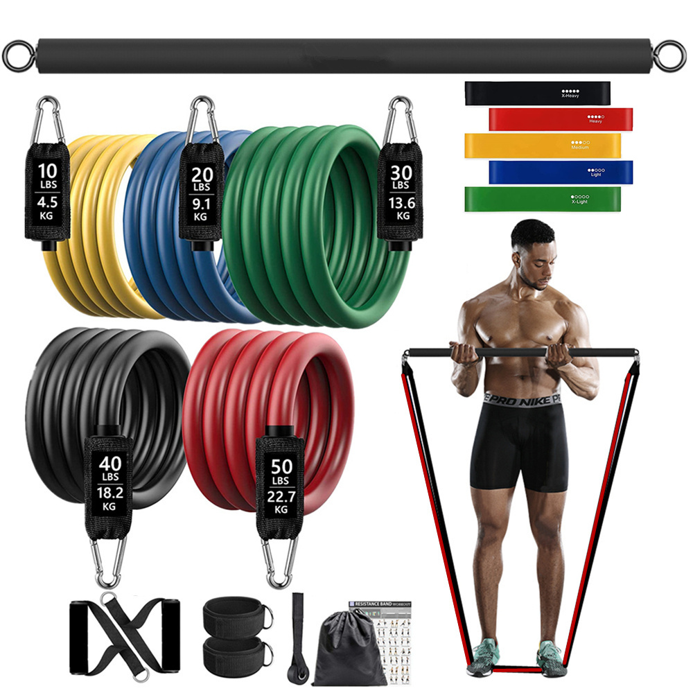 Home Gym Dumbbell Workout - 150lb Fitness Booty opaska elastyczna trening