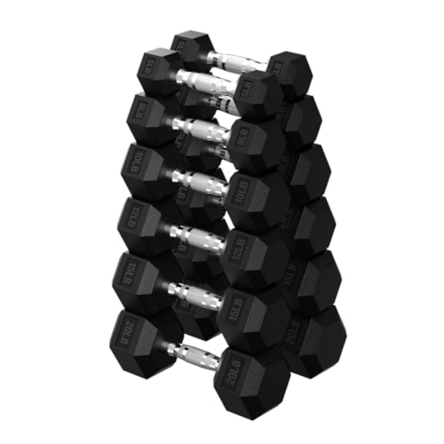 Zestaw hantli sześciokątnych 4 – Hex Dumbbell Set recenzja i cena