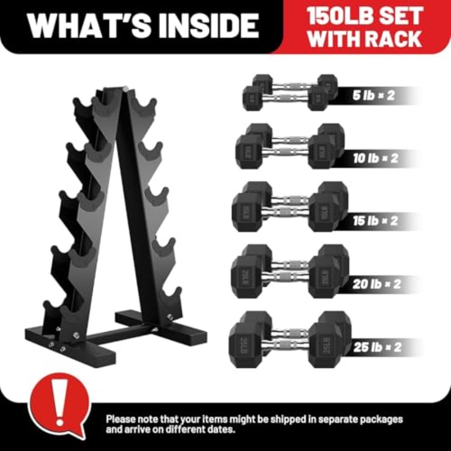 Zestawy hantli sześciokątnych  – Hex Dumbbell Set recenzja i cena