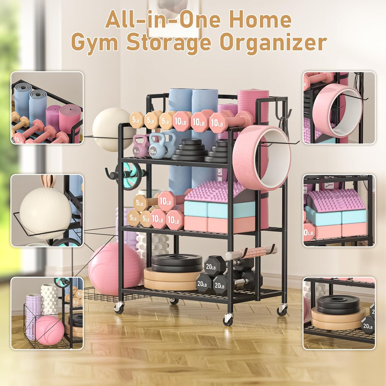 Przechowywanie sprzętu do domo – Home Gym Kettlebells recenzja i cena