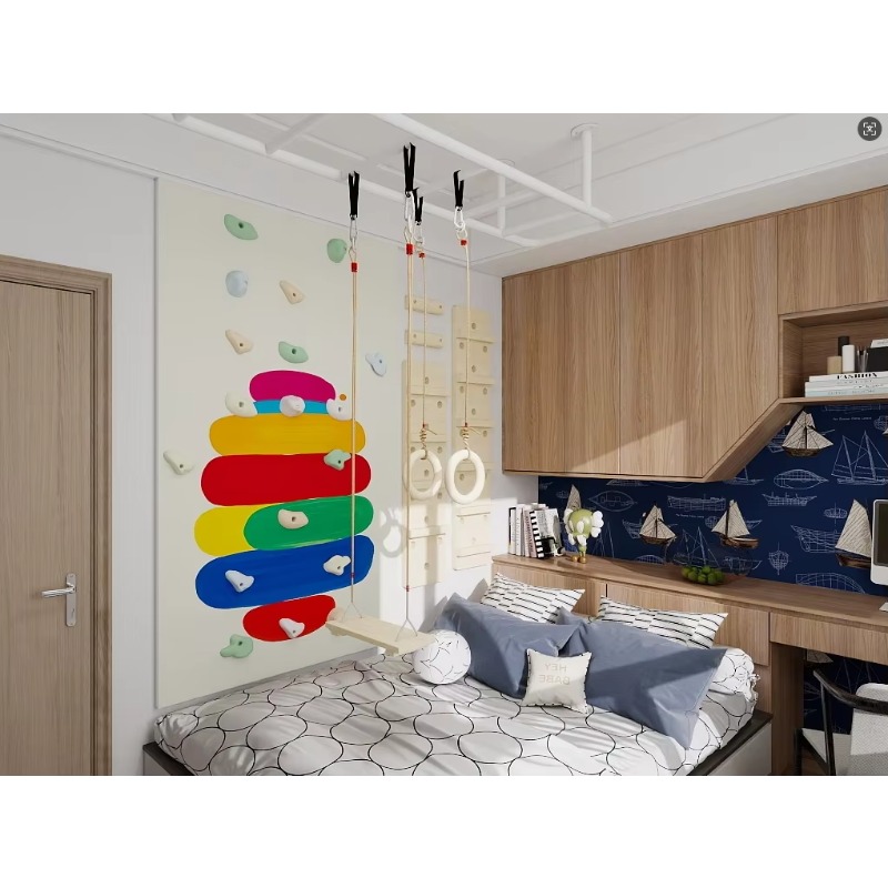 Wewnętrzna ściana wspinaczkowa – Home Gym Kids recenzja i cena