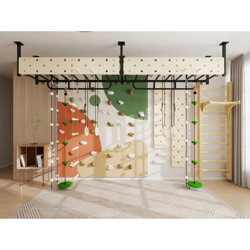 Wewnętrzna ściana wspinaczkowa – Home Gym Kids recenzja i cena