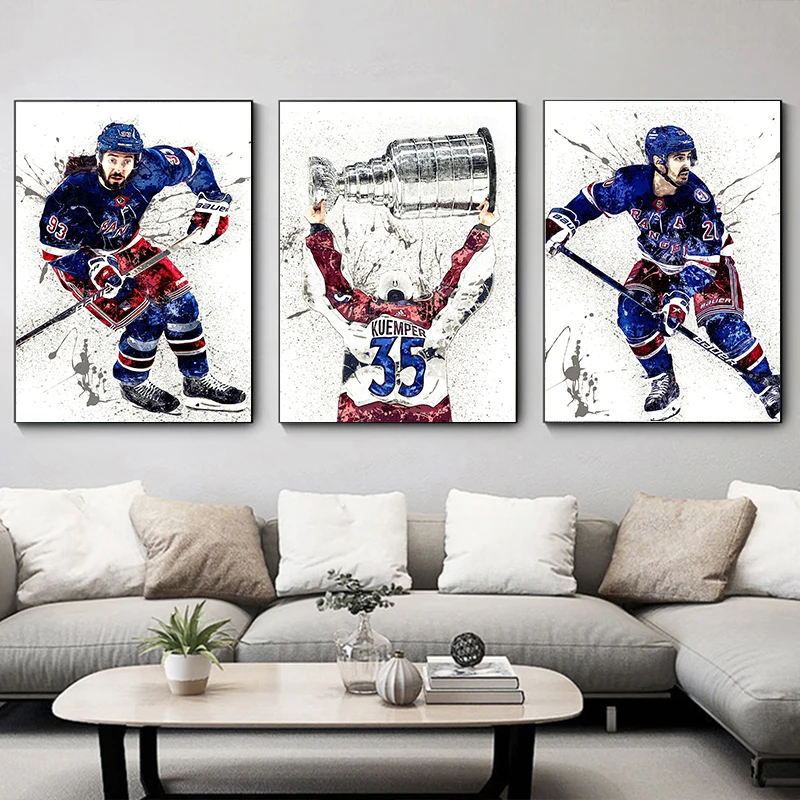 Abstract Ice Hockey Portrait S – Home Gym Kids recenzja i cena
