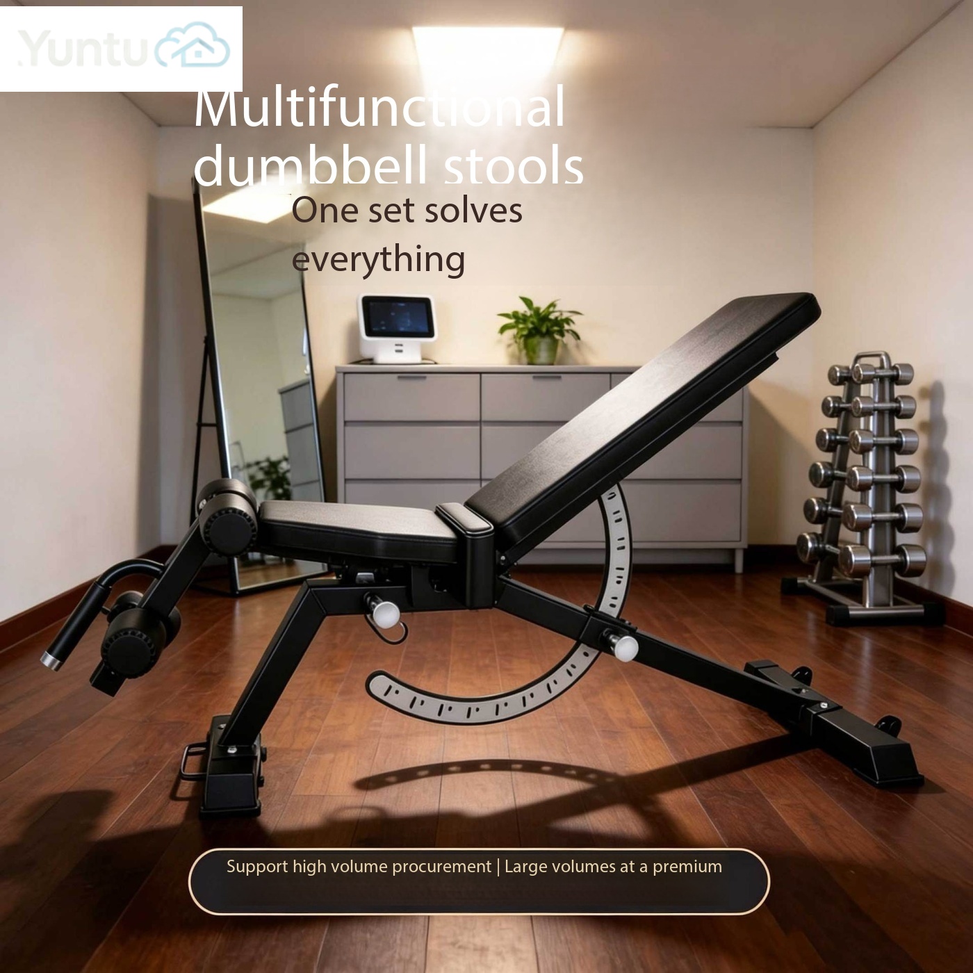 Wielofunkcyjna składana ławka  – Home Gym Dumbbell Workout recenzja i cena