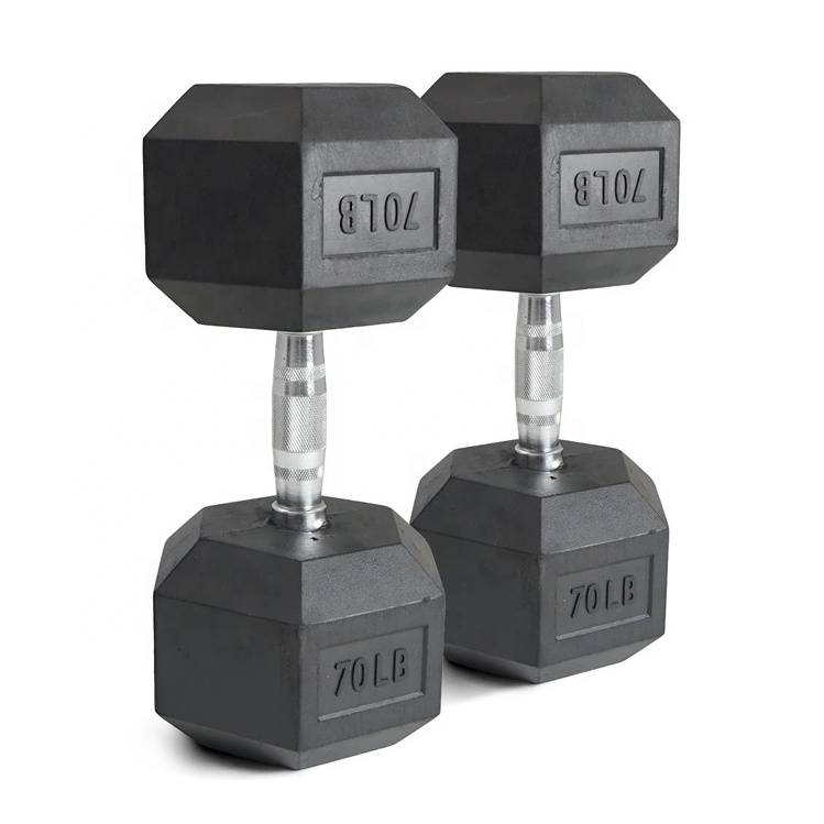 Zestaw gumowanych hantli sześc – Hex Dumbbell Set recenzja i cena