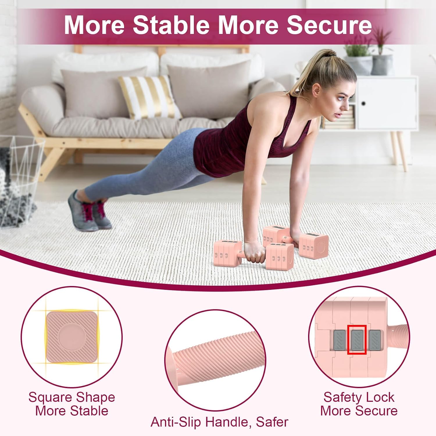 Zestaw regulowanych hantli Hez – Home Gym Dumbbell Workout recenzja i cena