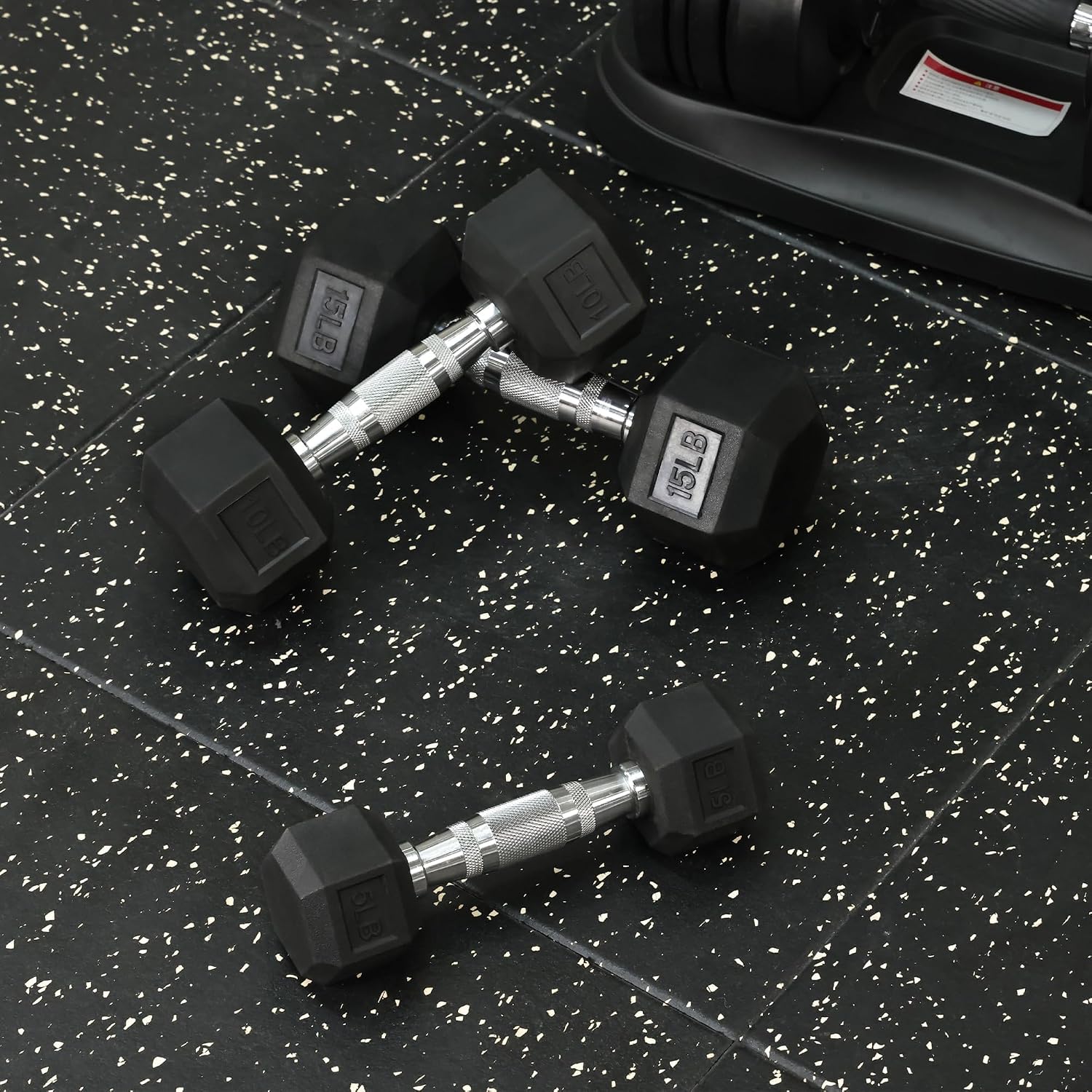 Hantle sześciokątne w gumowej  – Hex Dumbbell Set recenzja i cena