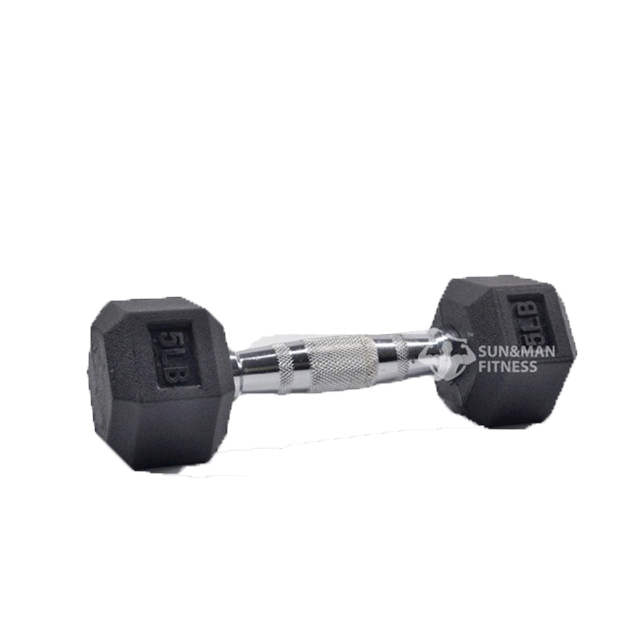 Zestawy hantli z gumową powłok – Hex Dumbbell Set recenzja i cena